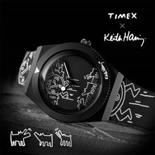 Ura moška Timex Q X KEITH HARING SPECIAL EDT. Črna (Ø 38 mm) - Shopper.si