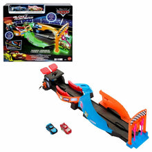 Dirkalna steza za izstrelitev avtomobilčkov Mattel Glow Racers Sveti Se V Temi - Shopper.si