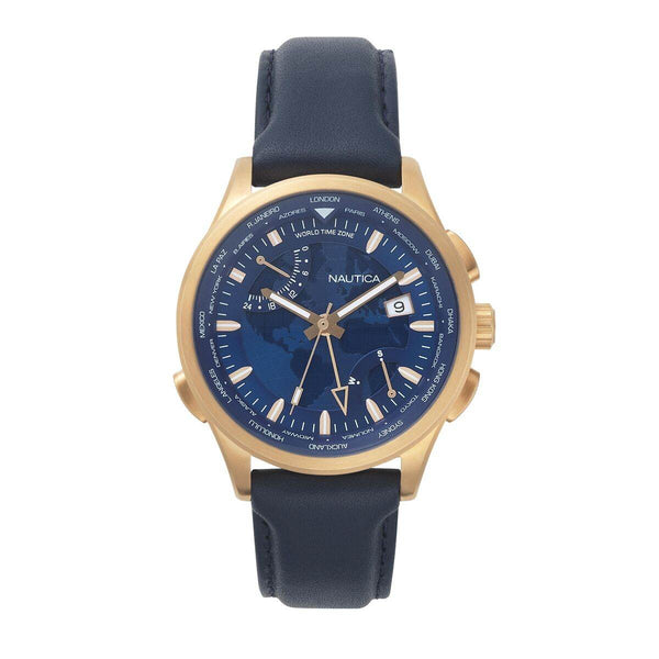 Ura moška Nautica SHANGHAI - WORLDTIMER (Ø 44 mm) - Shopper.si