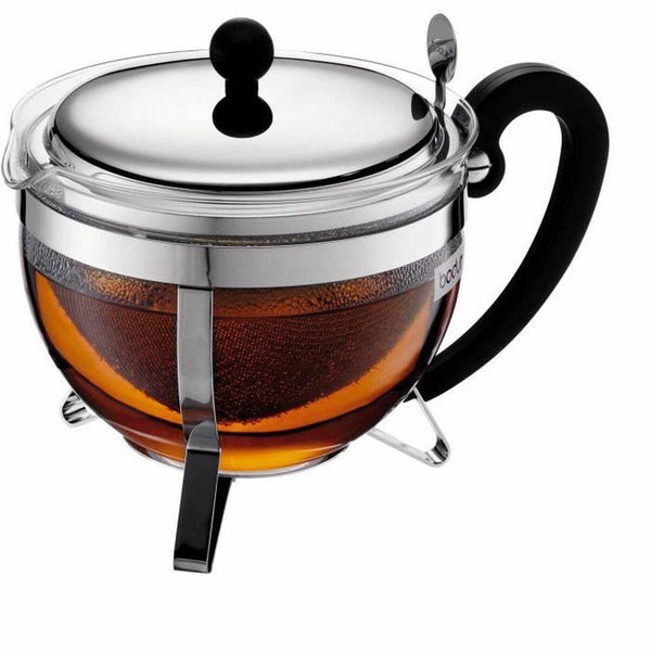 Čajnik Bodum CHAMBORD Siva Prozorno 1,3 L 16,8 x 23,3 x 16,8 cm - Shopper.si
