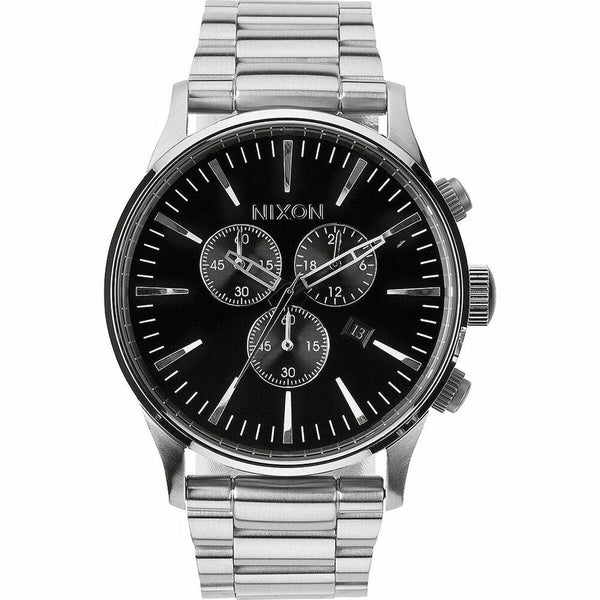 Ura moška Nixon Sentry Chrono Srebrna - Shopper.si
