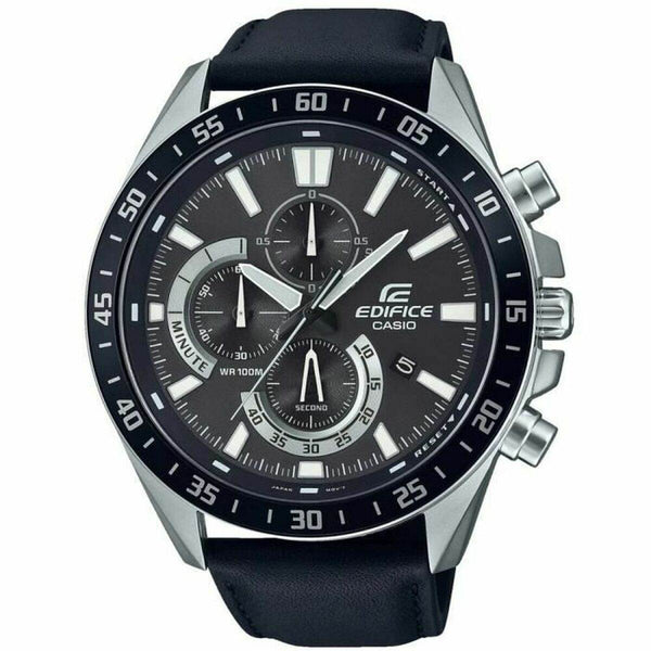 Ura moška Casio EFV-620L-1AVUEF Črna Siva Srebrna - Shopper.si
