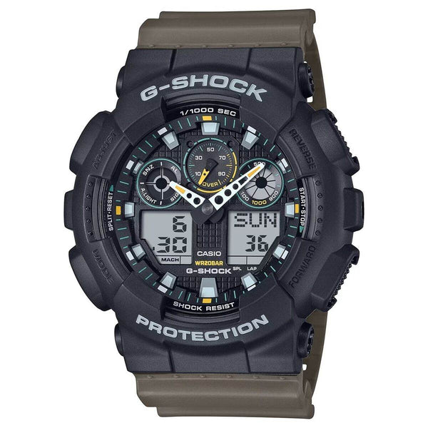 Ura moška Casio G-Shock OVERSIZED - TWO TONE UTILITY COLOURS Črna (Ø 51 mm) - Shopper.si