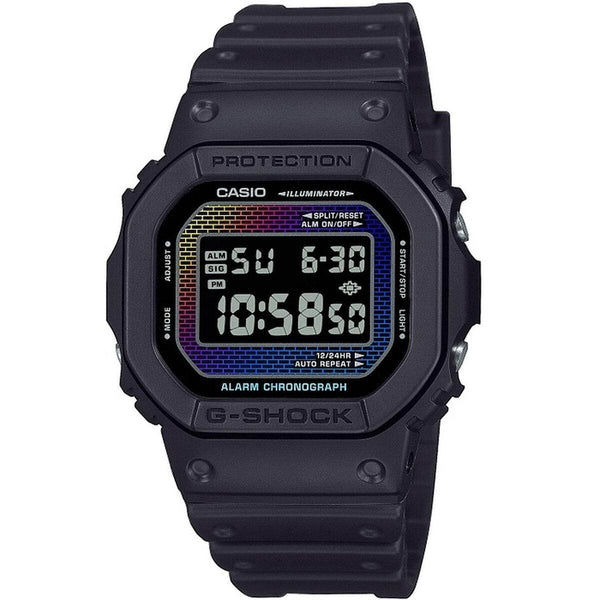 Ura moška Casio G-Shock THE ORIGIN - RAINBOW BRICK WALL SERIE Črna - Shopper.si