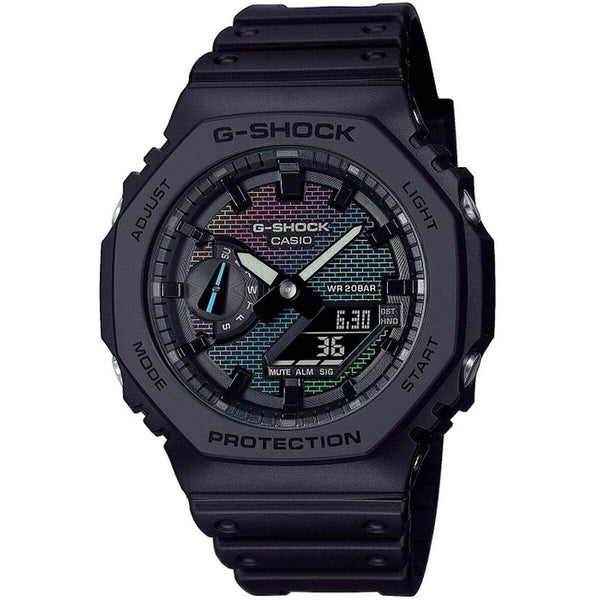 Ura moška Casio G-Shock OAK - RAINBOW BRICK WALL SERIE Črna - Shopper.si