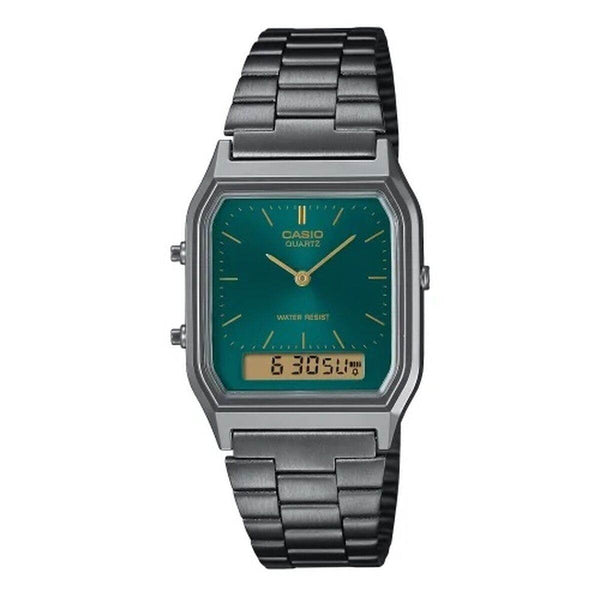 Ura moška Casio AQ-230EGG-3AEF Zelena Srebrna - Shopper.si