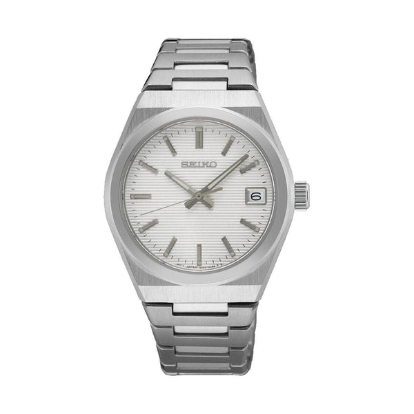 Ura moška Seiko SUR573P1 Srebrna (Ø 34 mm) - Shopper.si