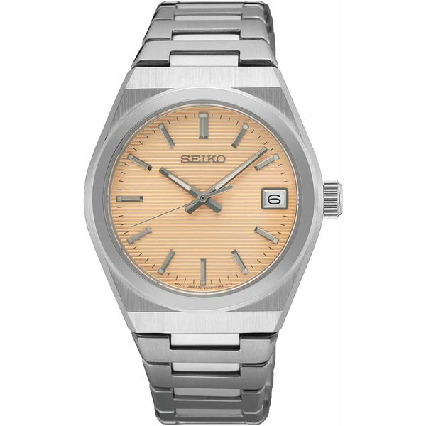 Ura moška Seiko SUR577P1 Zlat Srebrna (Ø 34 mm) - Shopper.si