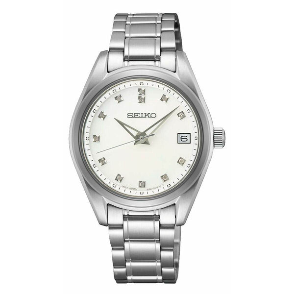 Ura moška Seiko SUR579P1 Srebrna - Shopper.si