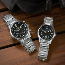 Ura moška Seiko SSB447P1 Črna Srebrna - Shopper.si