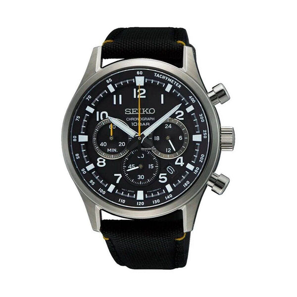 Ura moška Seiko SSB449P1 Črna - Shopper.si