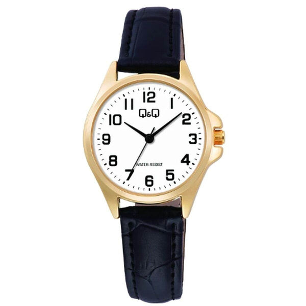 Ura ženska Q&Q LADY ONLY TIME Črna (Ø 30 mm) - Shopper.si