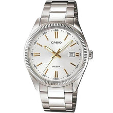 Ura moška Casio DATE - SILVER, GOLD INDEXES (Ø 39 mm) - Shopper.si