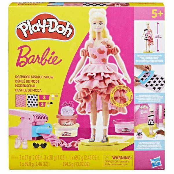 Komplet plastelina Play-Doh Barbie Designer Fashion Show Pisana - Shopper.si