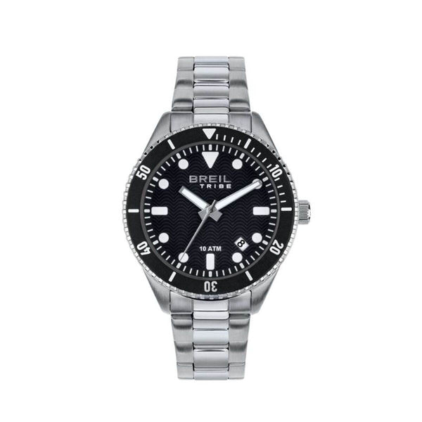Ura moška Breil EW0716 Črna Srebrna (Ø 39 mm) - Shopper.si