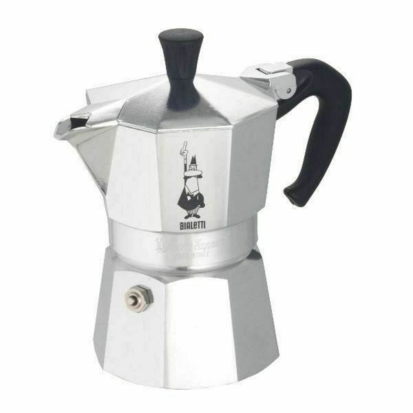 Italijanski Kuhalnik za Kavo Bialetti 0001165/X4 Srebrna Kovina Nerjaveče jeklo Aluminij 1 L - Shopper.si