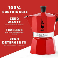 Italijanski Kuhalnik za Kavo Bialetti 0004943/NP Rdeča 6 Skodelice - Shopper.si