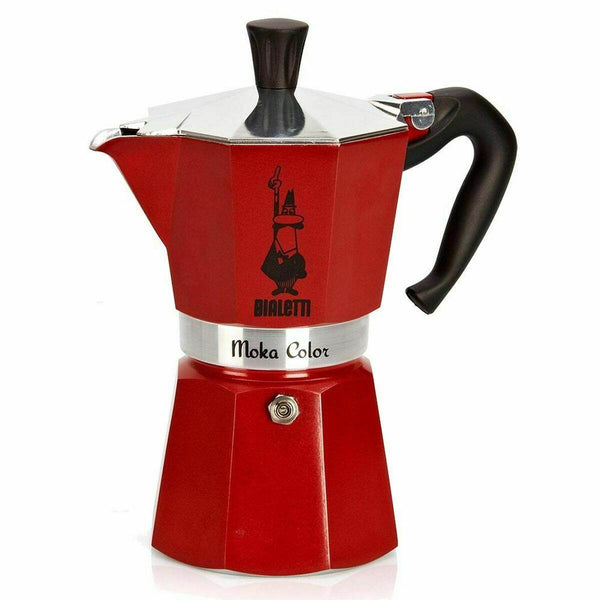 Italijanski Kuhalnik za Kavo Bialetti 0004943/NP Rdeča 6 Skodelice - Shopper.si