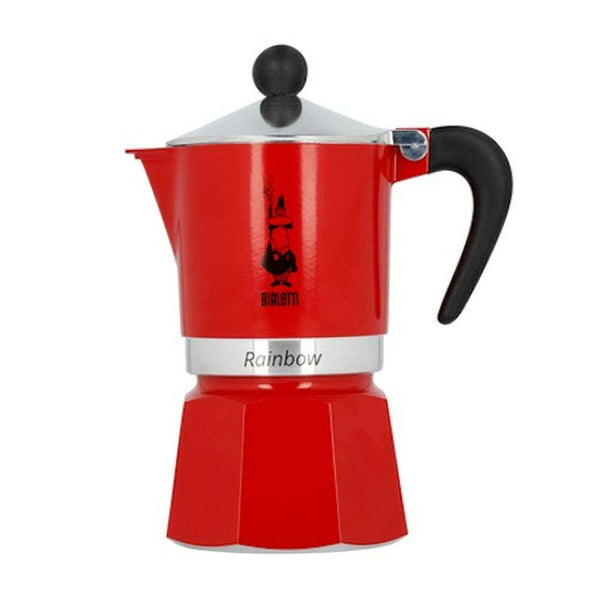 Italijanski Kuhalnik za Kavo Bialetti Rainbow rouge 6 Skodelice Aluminij - Shopper.si