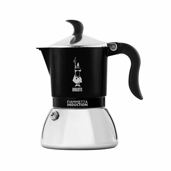 Italijanski Kuhalnik za Kavo Bialetti FIAMMETTA INDUCT Črna Aluminij 4 Cești - Shopper.si