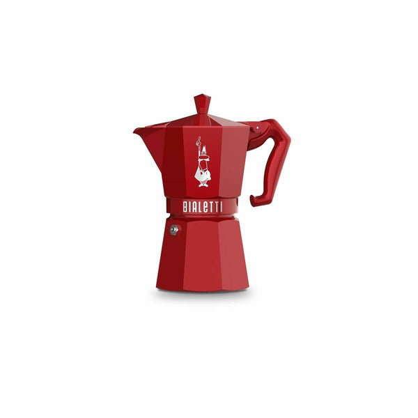 Italijanski Kuhalnik za Kavo Bialetti MOKA EXCLUSIVE Rdeča Aluminij 6 Skodelice - Shopper.si
