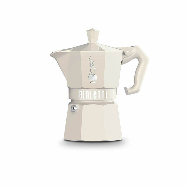 Italijanski Kuhalnik za Kavo Bialetti MOKA EXCLUSIVE CREAM 3T Kremna Aluminij 3 Cești - Shopper.si