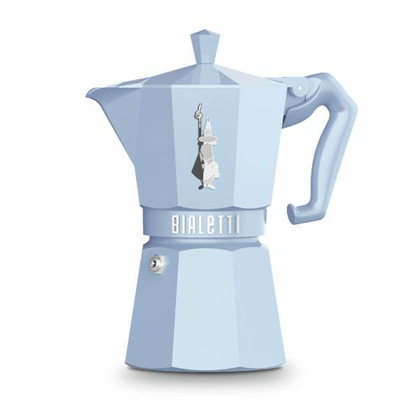 Italijanski Kuhalnik za Kavo Bialetti MOKA EXCLUSIVE Modra Aluminij 6 Skodelice - Shopper.si