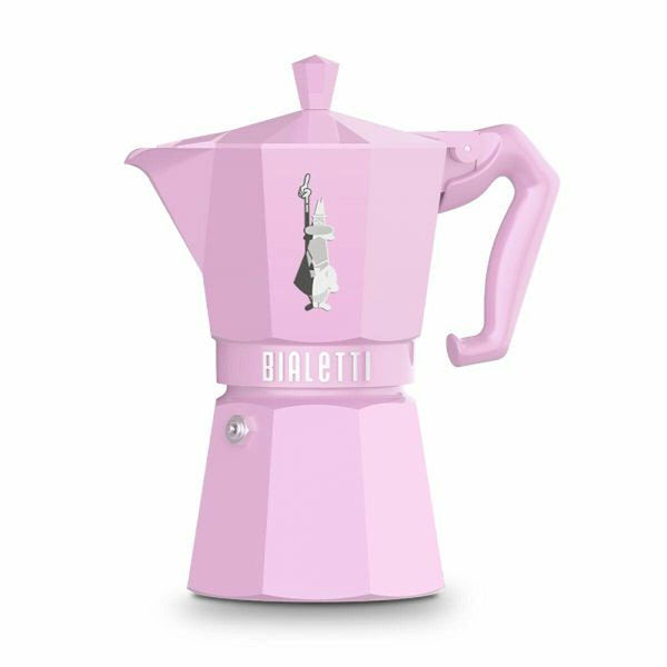 Italijanski Kuhalnik za Kavo Bialetti MOKA EXCLUSIVE 6T Roza Aluminij 6 Skodelice (6 kosov) - Shopper.si