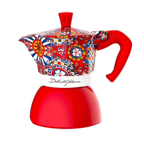 Italijanski Kuhalnik za Kavo Bialetti D&G RED 4T Rdeča Nerjaveče jeklo 4 Cești - Shopper.si