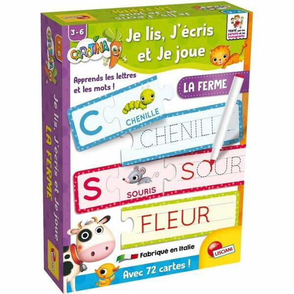 Didaktična igra Lisciani Giochi Je lis, J´écris et je joue (FR) - Shopper.si