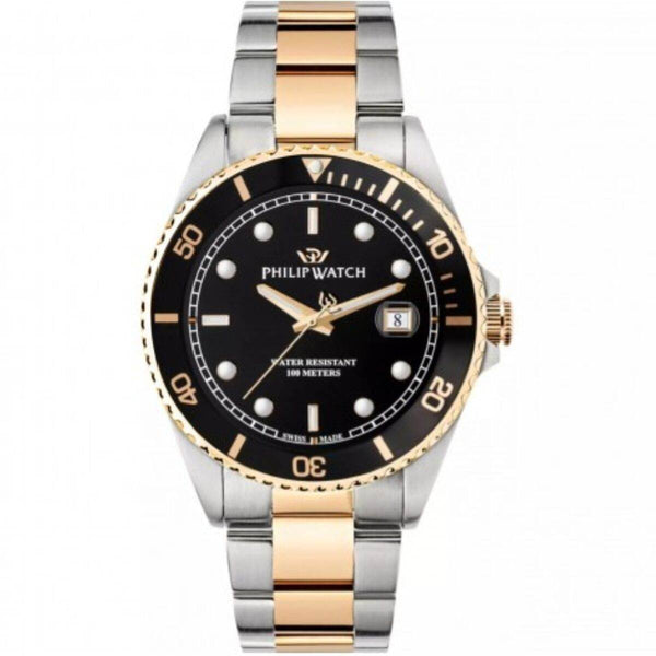 Ura moška Philip Watch R8253597081 Črna Srebrna - Shopper.si