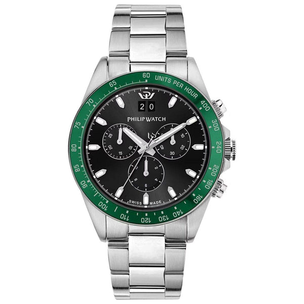 Ura moška Philip Watch R8273607010 Črna - Shopper.si