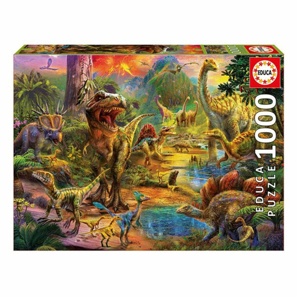 Sestavljanka Puzzle Dinosaur Land Educa 17655 (1000 pcs) - Shopper.si