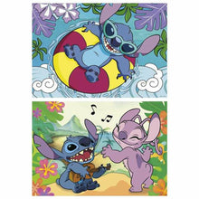 Komplet 2 puzzle sestavljank Stitch 100 Kosi - Shopper.si