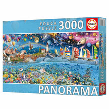 Sestavljanka Puzzle Educa Panorama de la Vida 3000 Kosi - Shopper.si