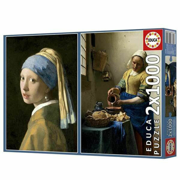 Sestavljanka Puzzle Educa Vermeer (2 kosov) - Shopper.si