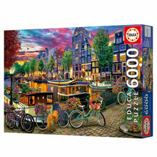 Sestavljanka Puzzle Educa Bicicletas en Ámsterdam 6000 Kosi - Shopper.si