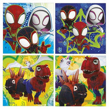 Komplet 4 puzzle sestavljank Educa Dino Spidey (4 kosov) - Shopper.si