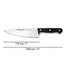 Kuhinjski nož Arcos 17,5 cm Črna - Shopper.si