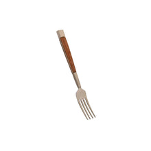 Jedilni Pribor DKD Home Decor Naraven Srebrna Nerjaveče jeklo Akacija (4,5 x 2 x 20 cm) - Shopper.si