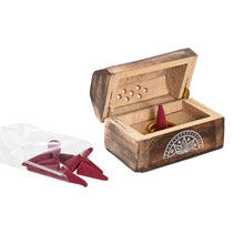 Gorilnik eteričnih olj Home ESPRIT Mangov les Mandala Indijanec 9,5 x 5,5 x 6 cm Kadilo (6 kosov) (10 kosov) - Shopper.si