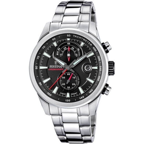 Ura moška Festina F20694/6 Črna Srebrna - Shopper.si