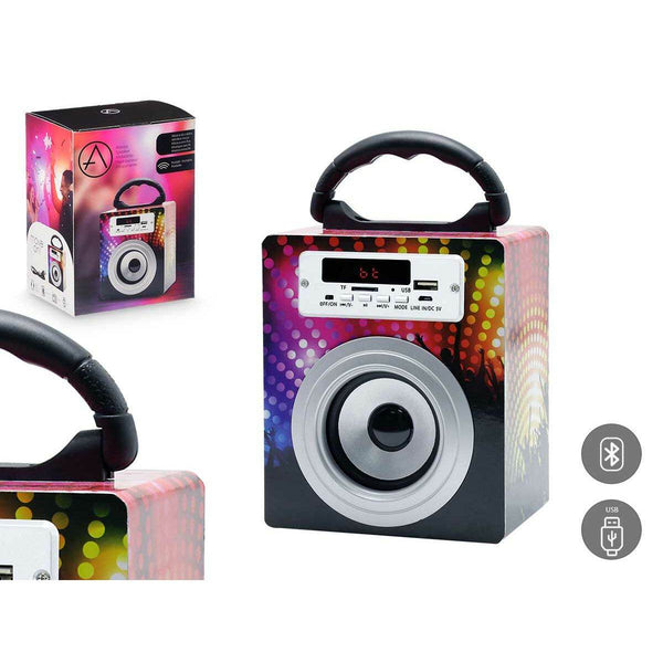 Zvočnik Bluetooth Črna Pisana - Shopper.si