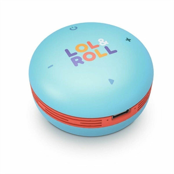 Zvočnik BLuetooth Prenosni Energy Sistem Lol&Roll Pop Modra 5 W - Shopper.si