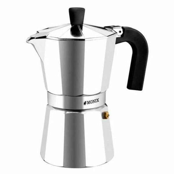 Italijanski Kuhalnik za Kavo Monix M620003 Jeklo Aluminij 3 Cești - Shopper.si