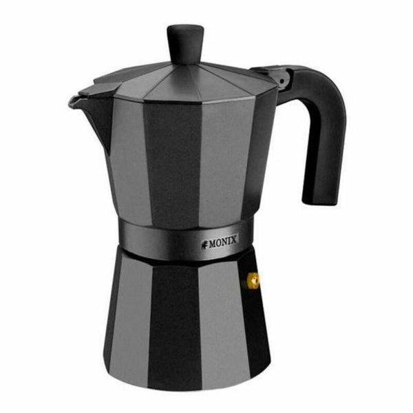 Italijanski Kuhalnik za Kavo Monix Braisogona_M640009 Črna Aluminij 9 Skodelice - Shopper.si
