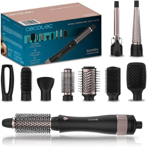 Krtača za Oblikovanje Cecotec CeramicCare 10in1 Styler Črna Keramični - Shopper.si