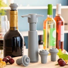 Vakuumska črpalka in zamaški za vino Winuum InnovaGoods (4 vtiči) - Shopper.si