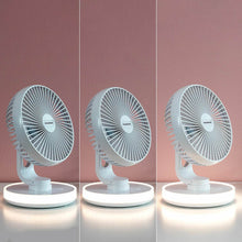 Namizni ventilator za polnjenje z LED lučjo FanLed InnovaGoods Ø6,6'' 4000 mAh - Shopper.si