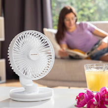 Namizni ventilator za polnjenje z LED lučjo FanLed InnovaGoods Ø6,6'' 4000 mAh - Shopper.si